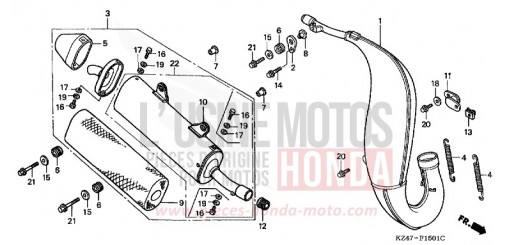 EXPANSION CHAMBER (ED,U) CR125R3 de 2003